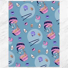Japanese Ramen Sushi Noodles Rice Bowl Food Pattern 2 Canvas 12  X 16  by DinzDas
