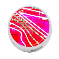 Pop Art Neon Wall 4-port Usb Hub (two Sides) by essentialimage365
