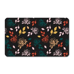 Rose Floral Magnet (rectangular) by tmsartbazaar