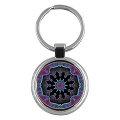 Framed Mandala Key Chain (round) by MRNStudios