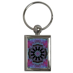 Framed Mandala Key Chain (rectangle) by MRNStudios