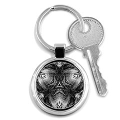 Boho Biohazard Key Chain (round) by MRNStudios