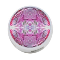 Painted Gem 4-port Usb Hub (one Side) by kaleidomarblingart