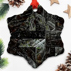 Brakkett Snowflake Ornament (two Sides) by MRNStudios