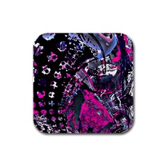 Rollercoaster Rubber Square Coaster (4 Pack)  by MRNStudios