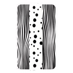 Stripes Black White Pattern Memory Card Reader (Rectangular) Front