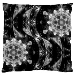 Gemini Mandala Large Cushion Case (two Sides) by MRNStudios