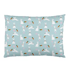 Funny And Funny Hares  And Rabbits In The Meadow Pillow Case (two Sides) by SychEva