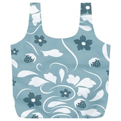 Folk Flowers Pattern Floral Surface Design Seamless Pattern Full Print Recycle Bag (xl) by Eskimos