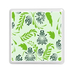 Folk Flowers Pattern Floral Surface Design Seamless Pattern Memory Card Reader (square) by Eskimos