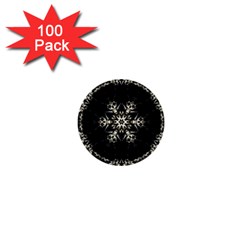 Bnw Mandala 1  Mini Buttons (100 Pack)  by MRNStudios