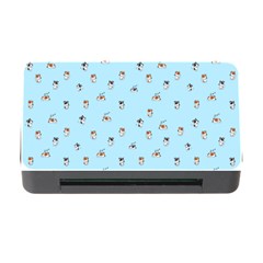 Cute Kawaii Dogs Pattern At Sky Blue Memory Card Reader With Cf by Casemiro