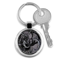 Satellite Key Chain (round) by MRNStudios