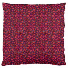 Pink Zoas Print Large Cushion Case (two Sides) by Kritter