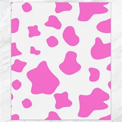 Pink Cow Spots, Large Version, Animal Fur Print In Pastel Colors Canvas 8  X 10 