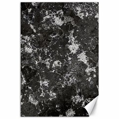 Dark Marble Camouflage Texture Print Canvas 12  X 18  by dflcprintsclothing