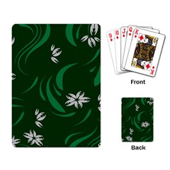 Folk Flowers Print Floral Pattern Ethnic Art Playing Cards Single Design (rectangle) by Eskimos