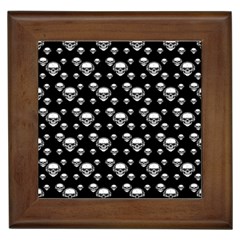 Skullmusician Framed Tile by Sparkle