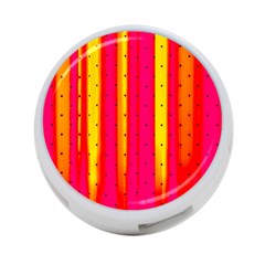 Warped Stripy Dots 4-port Usb Hub (one Side) by essentialimage365