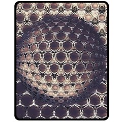 Trypophobia Double Sided Fleece Blanket (medium)  by MRNStudios