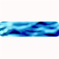 Blue Waves Abstract Series No4 Large Bar Mats by DimitriosArt