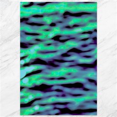 Green  Waves Abstract Series No6 Canvas 12  X 18  by DimitriosArt