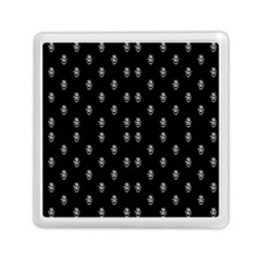 Black And White Sketchy Man Portrait Pattern Memory Card Reader (square) by dflcprintsclothing