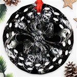 Celestial Diamonds Round Filigree Ornament (Two Sides) Back