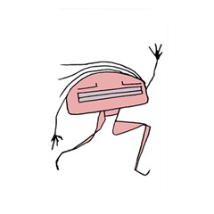 Alien Dancing Girl Drawing Memory Card Reader (rectangular) by dflcprintsclothing