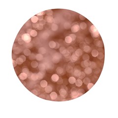Light Reflections Abstract No6 Rose Mini Round Pill Box by DimitriosArt