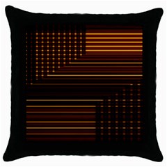 Gradient Throw Pillow Case (black) by Sparkle