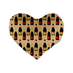 Champagne For The Holiday Standard 16  Premium Heart Shape Cushions