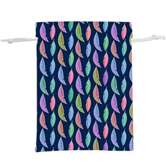 Colorful Feathers  Lightweight Drawstring Pouch (xl) by SychEva