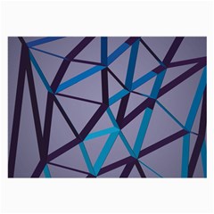 3d Lovely Geo Lines 2 Large Glasses Cloth (2 Sides)