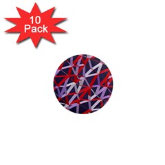3d Lovely Geo Lines Vii 1  Mini Magnet (10 Pack)  by Uniqued