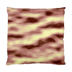 Pink  Waves Flow Series 8 Standard Cushion Case (two Sides) by DimitriosArt