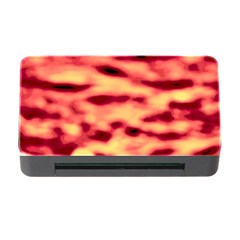 Red Waves Flow Series 4 Memory Card Reader With Cf by DimitriosArt