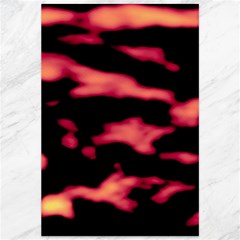 Red Waves Flow Series 5 Canvas 12  X 18  by DimitriosArt