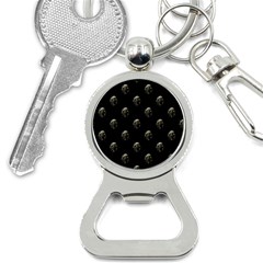 Creepy Head Sculpture With Respirator Motif Pattern Bottle Opener Key Chain by dflcprintsclothing