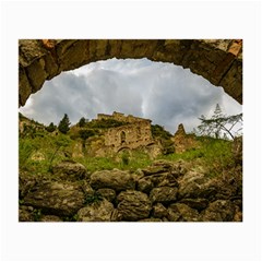 Ancient Mystras Landscape, Peloponnese, Greece Small Glasses Cloth by dflcprintsclothing