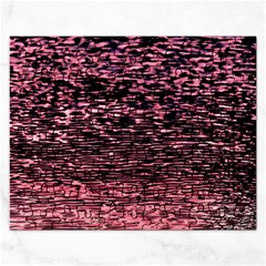 Pink  Waves Flow Series 11 Rectangular Jigsaw Puzzl by DimitriosArt