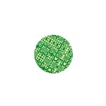 Liquid Art Pouring Abstract Seamless Pattern Lover Green Maze 1  Mini Magnets Front