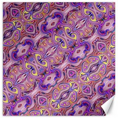 Liquid Art Pouring Abstract Seamless Pattern Tiger Eyes Canvas 16  X 16  by artico