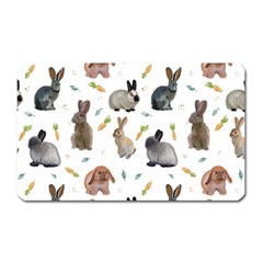 Cute Bunny Magnet (rectangular) by SychEva