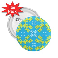 Abstract Pattern Geometric Backgrounds   2 25  Buttons (100 Pack)  by Eskimos