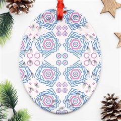 Abstract Pattern Geometric Backgrounds   Oval Filigree Ornament (two Sides) by Eskimos