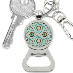 Abstract Pattern Geometric Backgrounds   Bottle Opener Key Chain by Eskimos