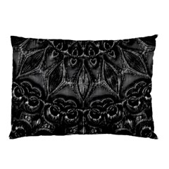 Charcoal Mandala Pillow Case by MRNStudios