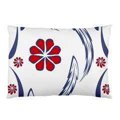 Folk Flowers Print Floral Pattern Ethnic Art Pillow Case (two Sides) by Eskimos