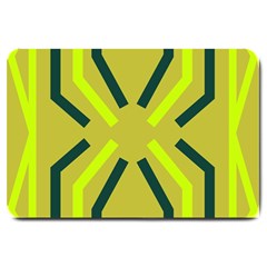 Abstract Pattern Geometric Backgrounds   Large Doormat  by Eskimos